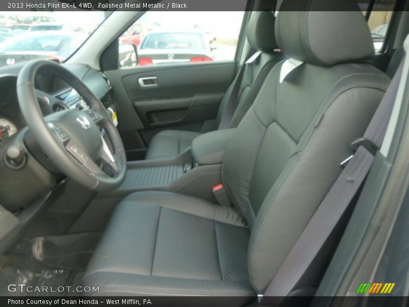 Polished Metal Metallic / Black 2013 Honda Pilot EX-L 4WD