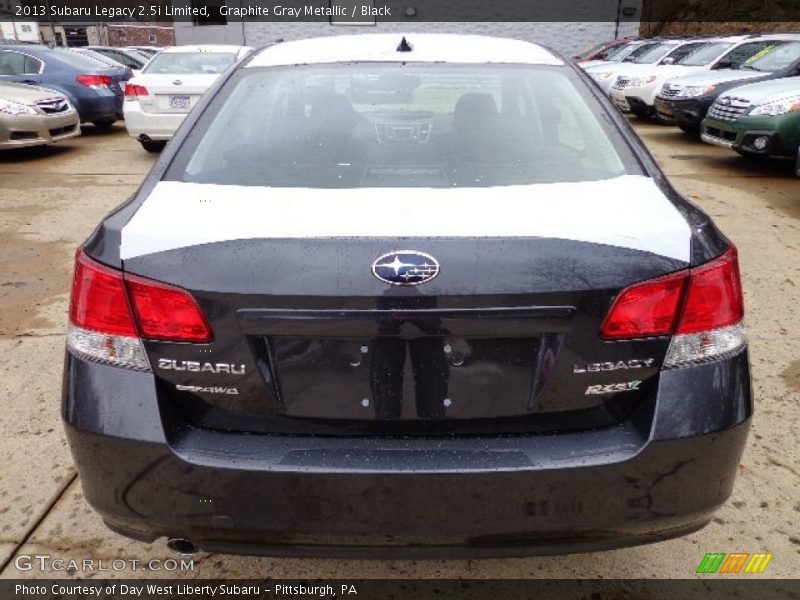 Graphite Gray Metallic / Black 2013 Subaru Legacy 2.5i Limited