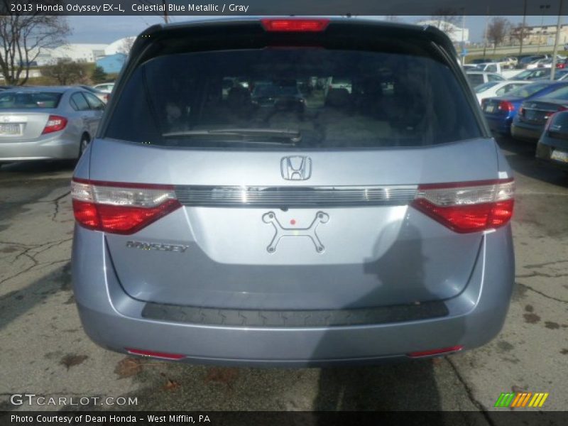 Celestial Blue Metallic / Gray 2013 Honda Odyssey EX-L