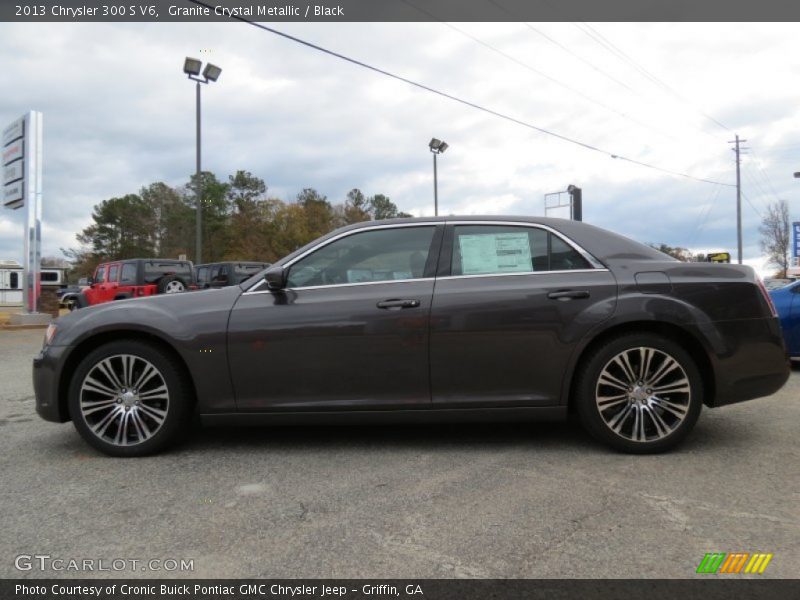 Granite Crystal Metallic / Black 2013 Chrysler 300 S V6