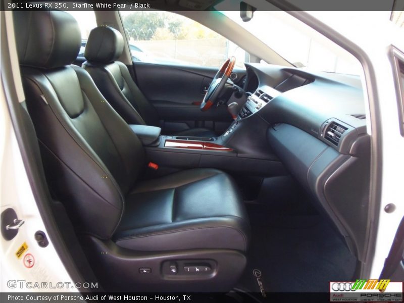 Starfire White Pearl / Black 2011 Lexus RX 350