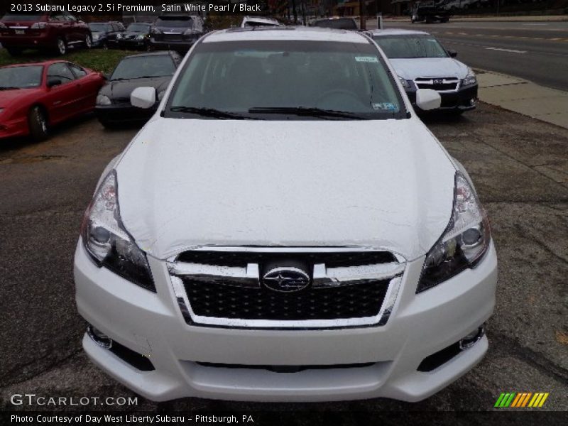 Satin White Pearl / Black 2013 Subaru Legacy 2.5i Premium