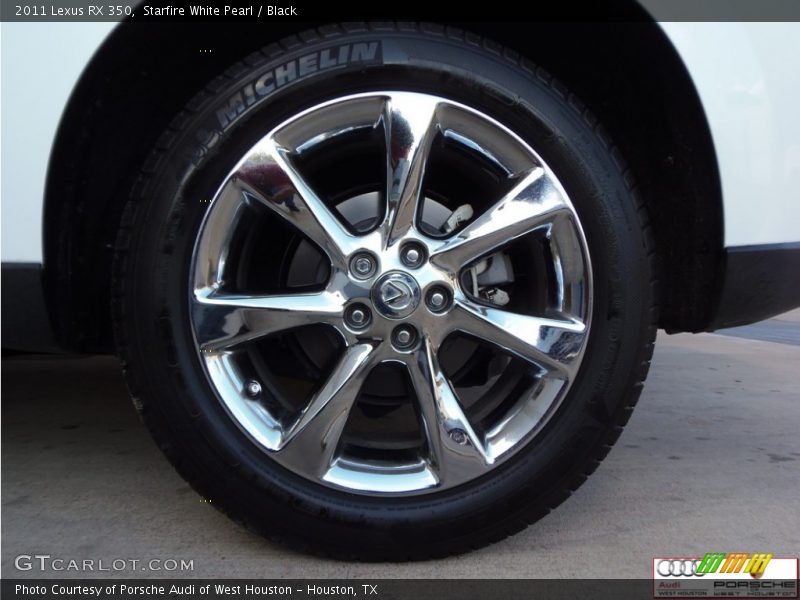 Starfire White Pearl / Black 2011 Lexus RX 350