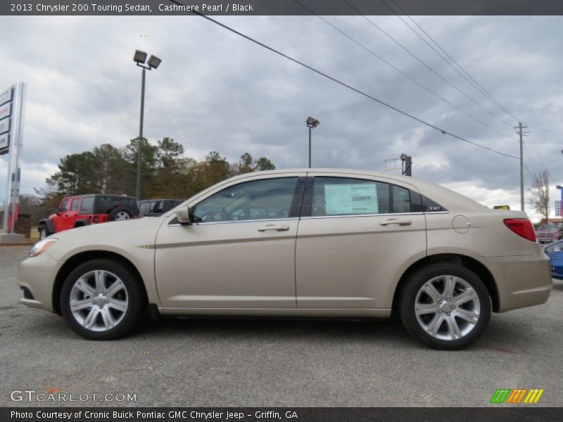 Cashmere Pearl / Black 2013 Chrysler 200 Touring Sedan