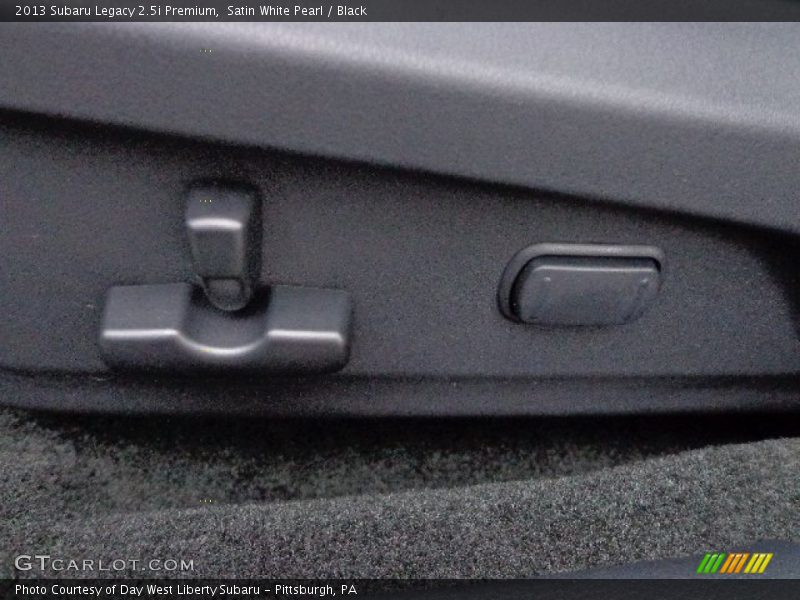 Satin White Pearl / Black 2013 Subaru Legacy 2.5i Premium