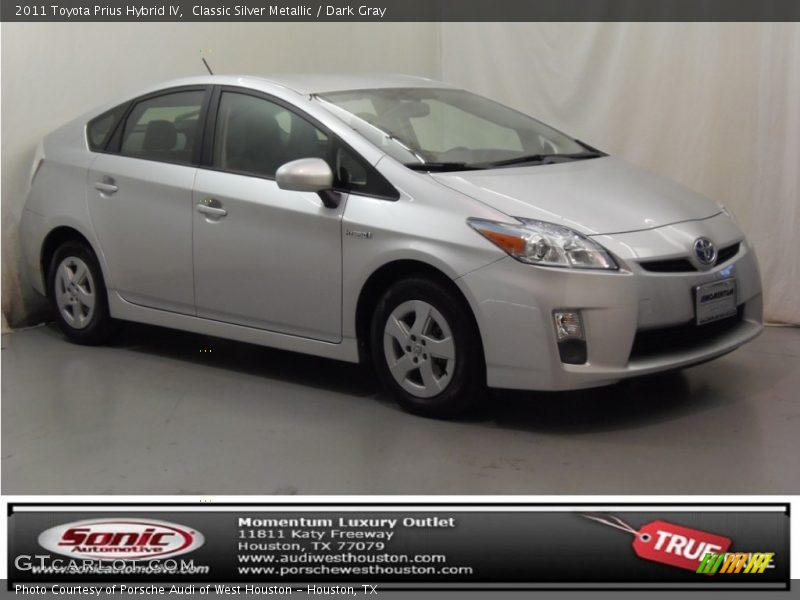 Classic Silver Metallic / Dark Gray 2011 Toyota Prius Hybrid IV