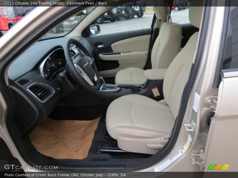 Cashmere Pearl / Black 2013 Chrysler 200 Touring Sedan