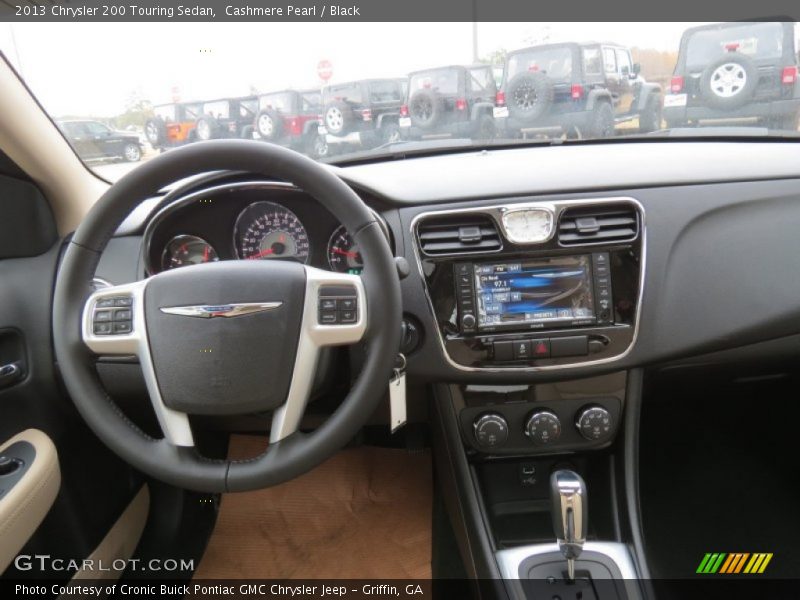 Cashmere Pearl / Black 2013 Chrysler 200 Touring Sedan