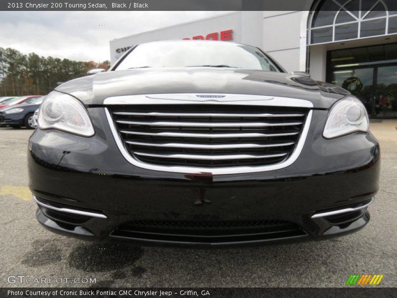 Black / Black 2013 Chrysler 200 Touring Sedan