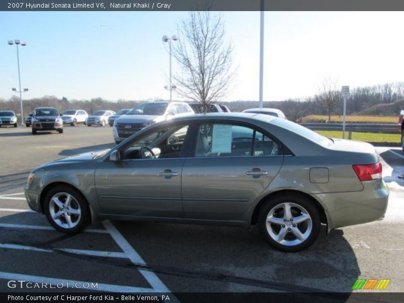 Natural Khaki / Gray 2007 Hyundai Sonata Limited V6