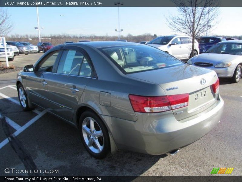 Natural Khaki / Gray 2007 Hyundai Sonata Limited V6