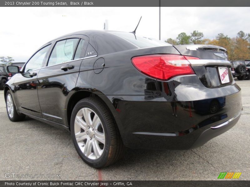 Black / Black 2013 Chrysler 200 Touring Sedan