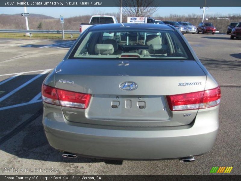 Natural Khaki / Gray 2007 Hyundai Sonata Limited V6