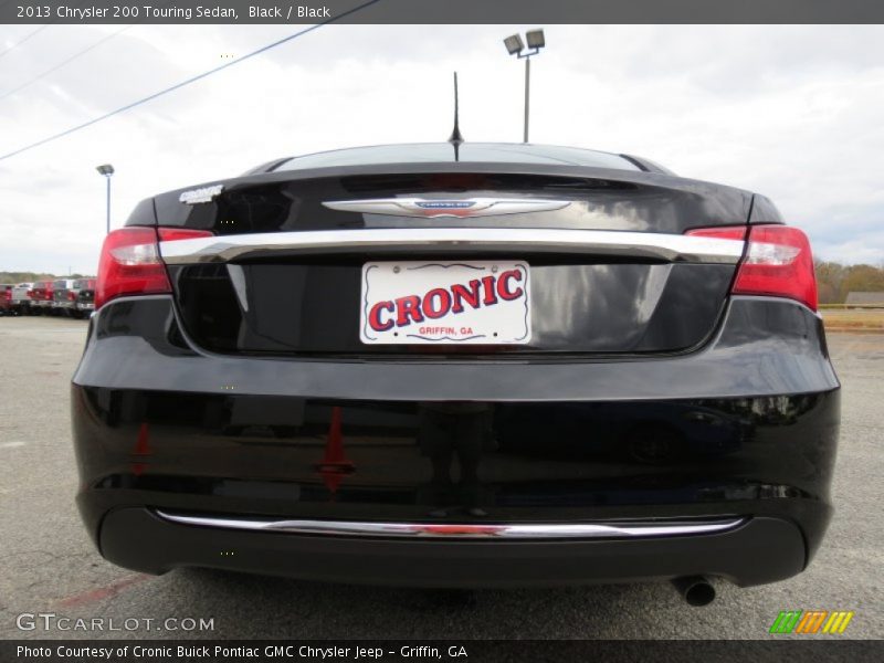 Black / Black 2013 Chrysler 200 Touring Sedan