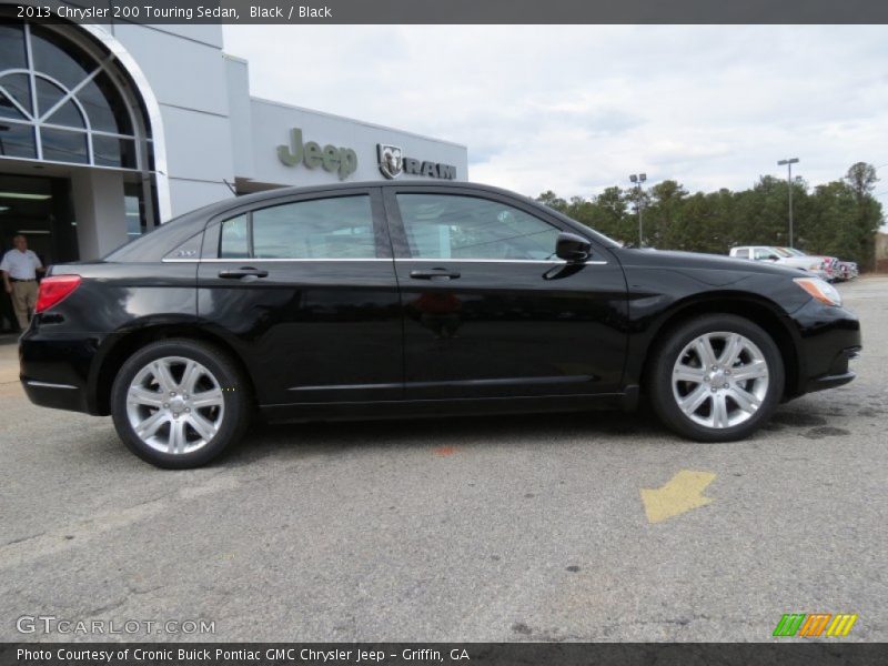 Black / Black 2013 Chrysler 200 Touring Sedan