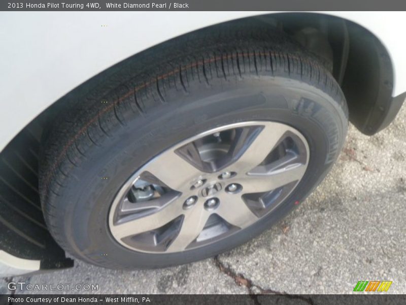 White Diamond Pearl / Black 2013 Honda Pilot Touring 4WD