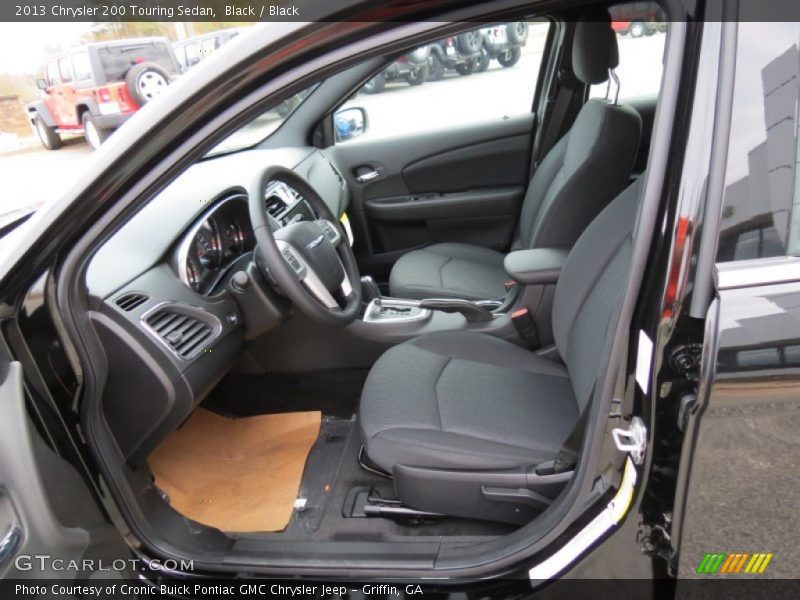 Black / Black 2013 Chrysler 200 Touring Sedan