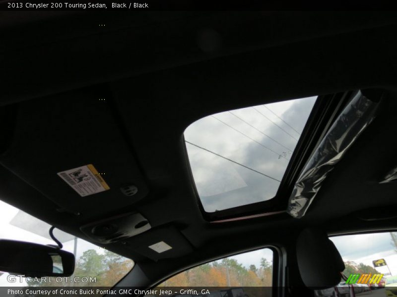 Black / Black 2013 Chrysler 200 Touring Sedan