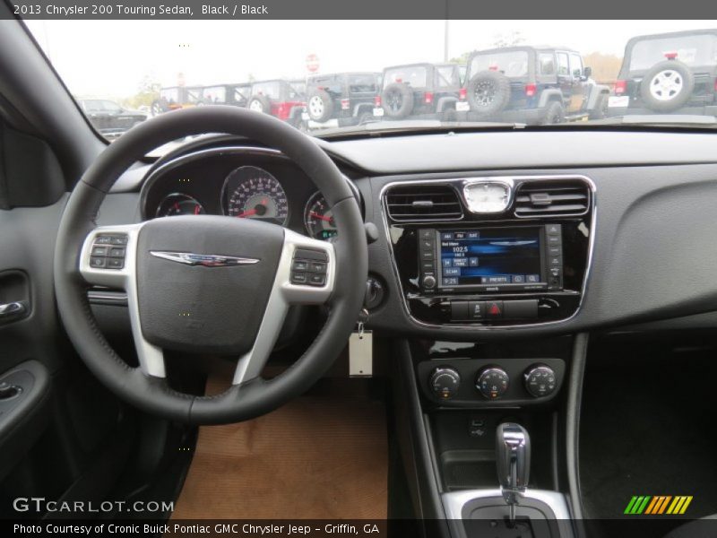 Black / Black 2013 Chrysler 200 Touring Sedan