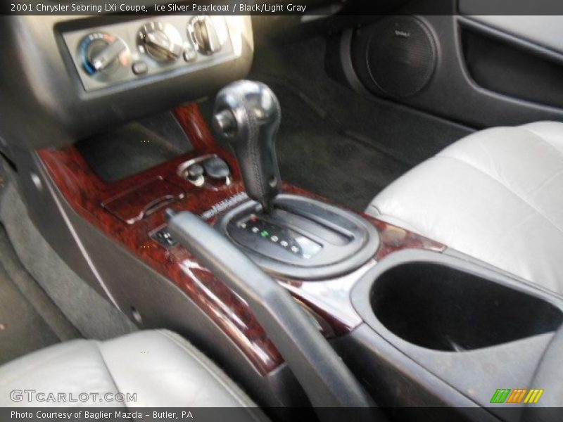 Ice Silver Pearlcoat / Black/Light Gray 2001 Chrysler Sebring LXi Coupe