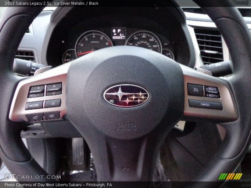 Ice Silver Metallic / Black 2013 Subaru Legacy 2.5i
