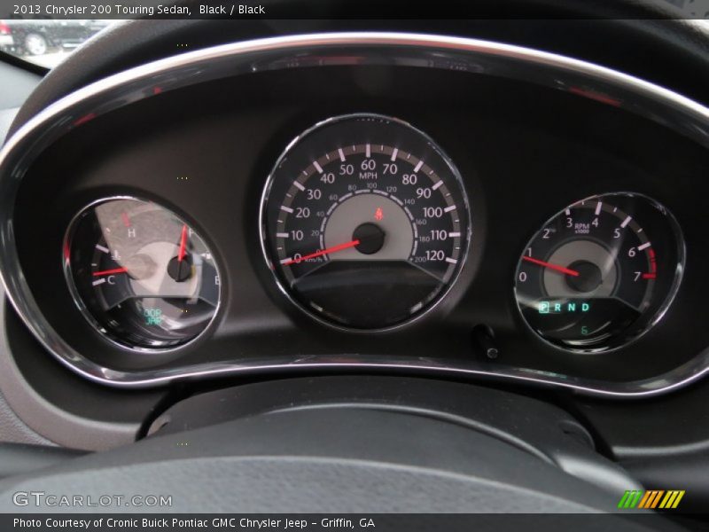 Black / Black 2013 Chrysler 200 Touring Sedan
