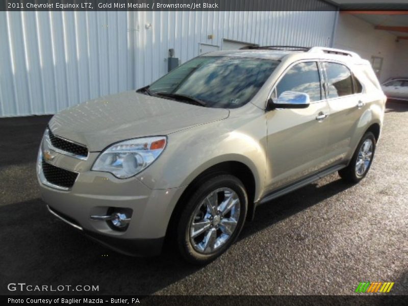 Gold Mist Metallic / Brownstone/Jet Black 2011 Chevrolet Equinox LTZ