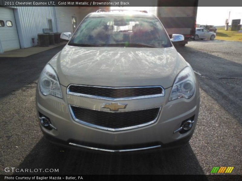 Gold Mist Metallic / Brownstone/Jet Black 2011 Chevrolet Equinox LTZ