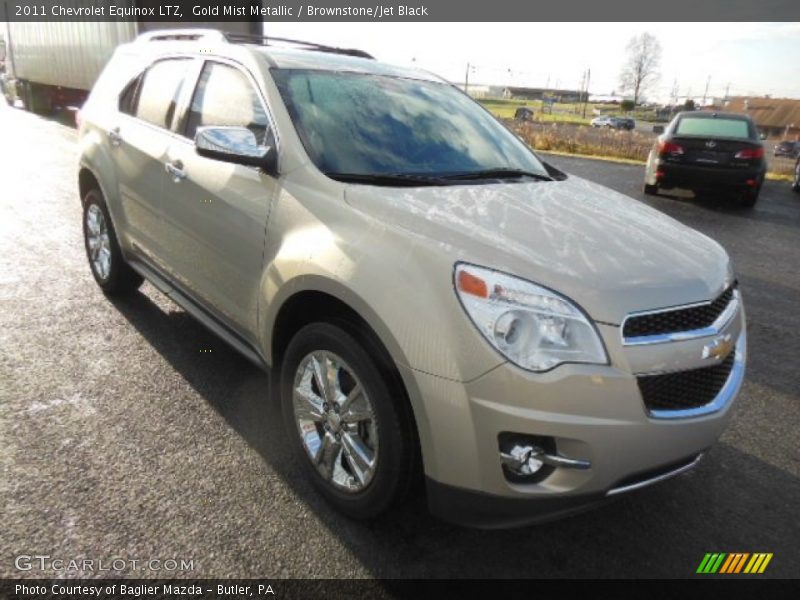 Gold Mist Metallic / Brownstone/Jet Black 2011 Chevrolet Equinox LTZ