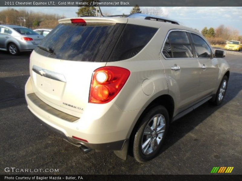 Gold Mist Metallic / Brownstone/Jet Black 2011 Chevrolet Equinox LTZ