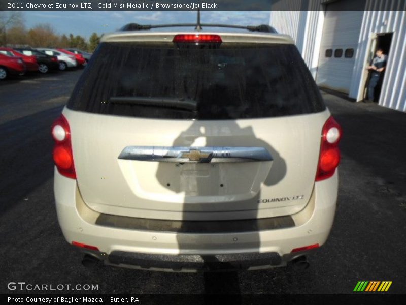 Gold Mist Metallic / Brownstone/Jet Black 2011 Chevrolet Equinox LTZ