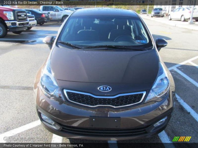 Chestnut / Black 2013 Kia Rio EX Sedan