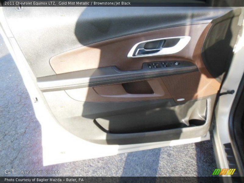 Gold Mist Metallic / Brownstone/Jet Black 2011 Chevrolet Equinox LTZ