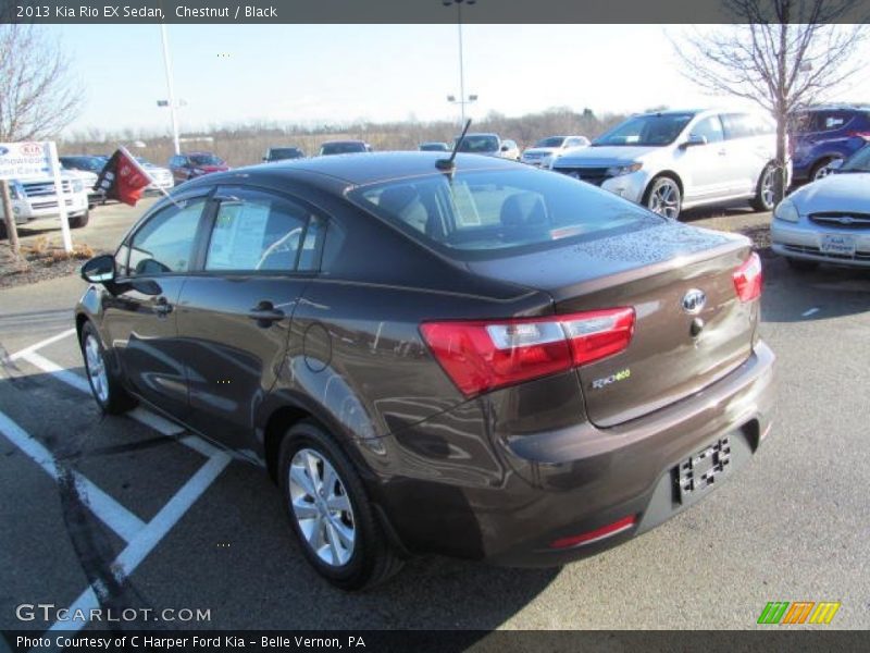 Chestnut / Black 2013 Kia Rio EX Sedan