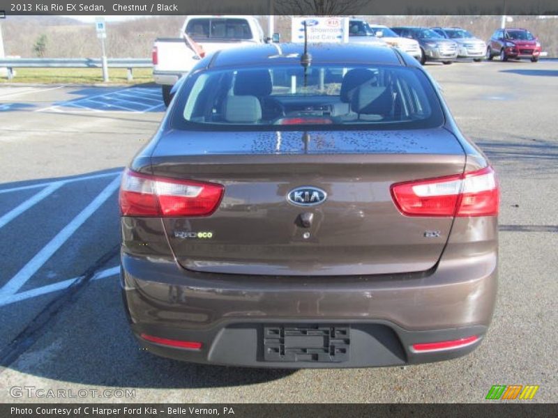 Chestnut / Black 2013 Kia Rio EX Sedan