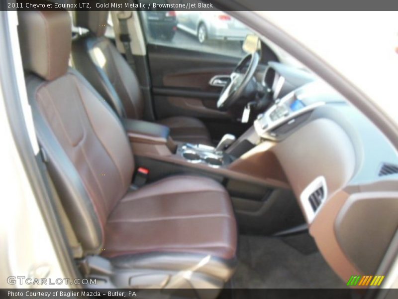 Gold Mist Metallic / Brownstone/Jet Black 2011 Chevrolet Equinox LTZ