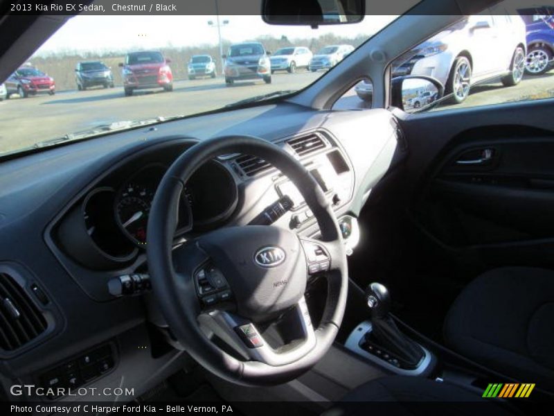 Chestnut / Black 2013 Kia Rio EX Sedan