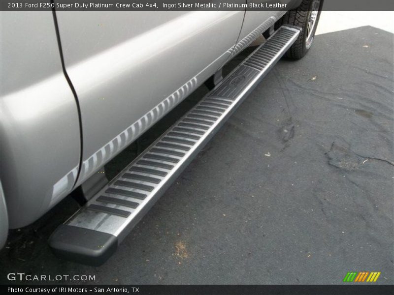 Ingot Silver Metallic / Platinum Black Leather 2013 Ford F250 Super Duty Platinum Crew Cab 4x4
