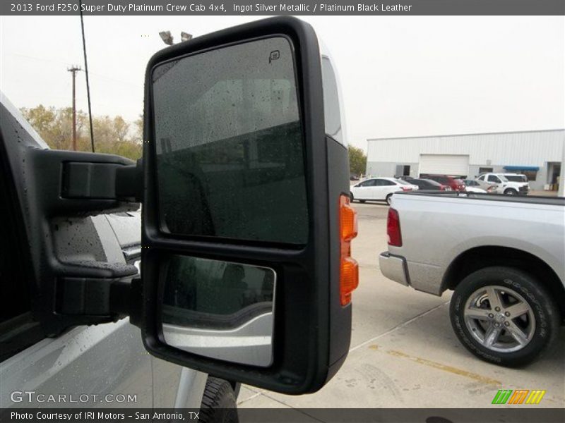 Ingot Silver Metallic / Platinum Black Leather 2013 Ford F250 Super Duty Platinum Crew Cab 4x4