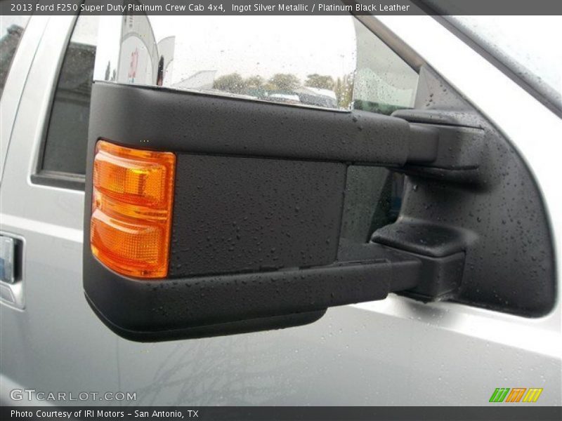 Ingot Silver Metallic / Platinum Black Leather 2013 Ford F250 Super Duty Platinum Crew Cab 4x4