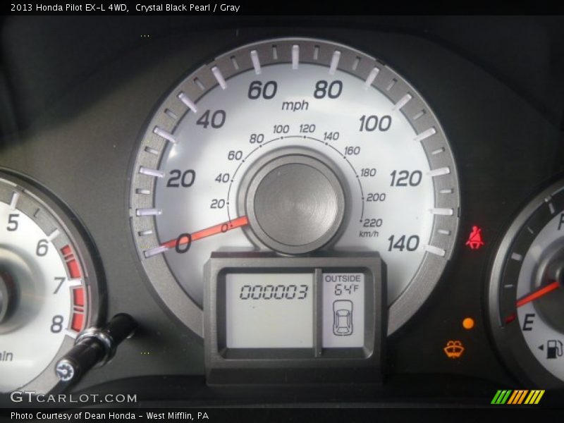  2013 Pilot EX-L 4WD EX-L 4WD Gauges