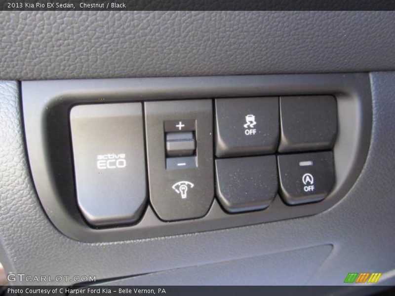 Controls of 2013 Rio EX Sedan
