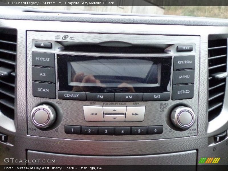 Graphite Gray Metallic / Black 2013 Subaru Legacy 2.5i Premium