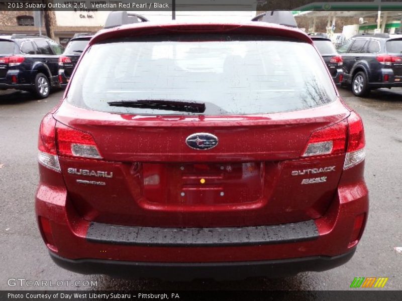 Venetian Red Pearl / Black 2013 Subaru Outback 2.5i
