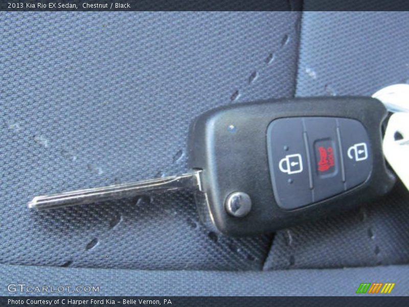 Keys of 2013 Rio EX Sedan