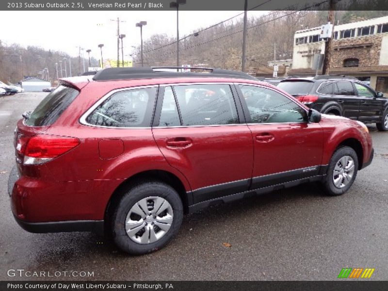 Venetian Red Pearl / Black 2013 Subaru Outback 2.5i