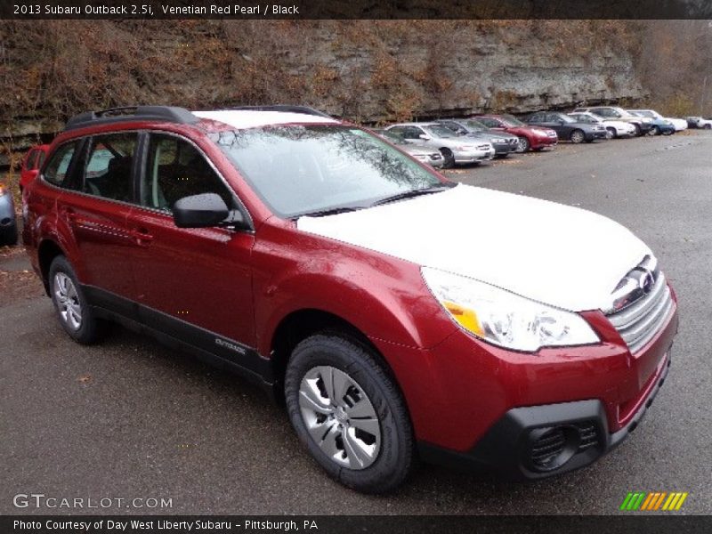 Venetian Red Pearl / Black 2013 Subaru Outback 2.5i