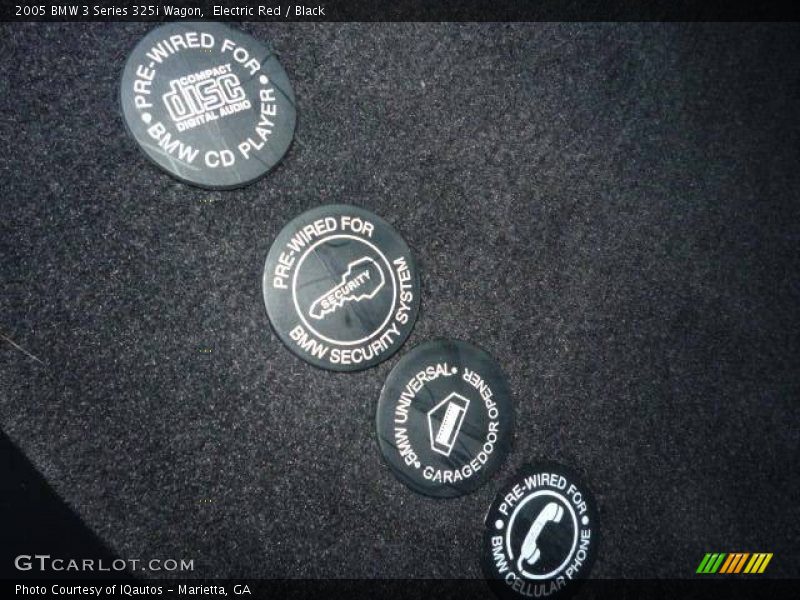 Electric Red / Black 2005 BMW 3 Series 325i Wagon