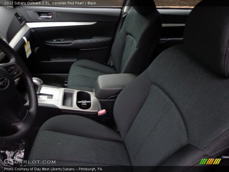 Venetian Red Pearl / Black 2013 Subaru Outback 2.5i