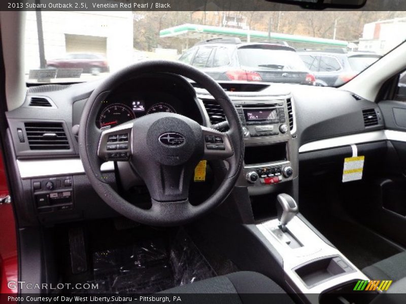 Venetian Red Pearl / Black 2013 Subaru Outback 2.5i
